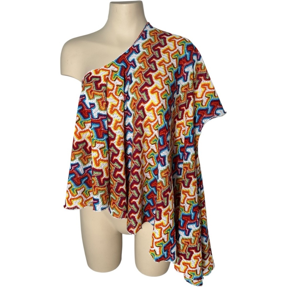 Colorful Patterned Women's Cardigan - Picture 2 of 5